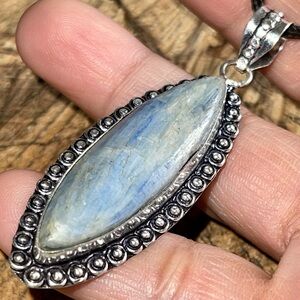 Blue Kyanite Pendant 2 1/2”